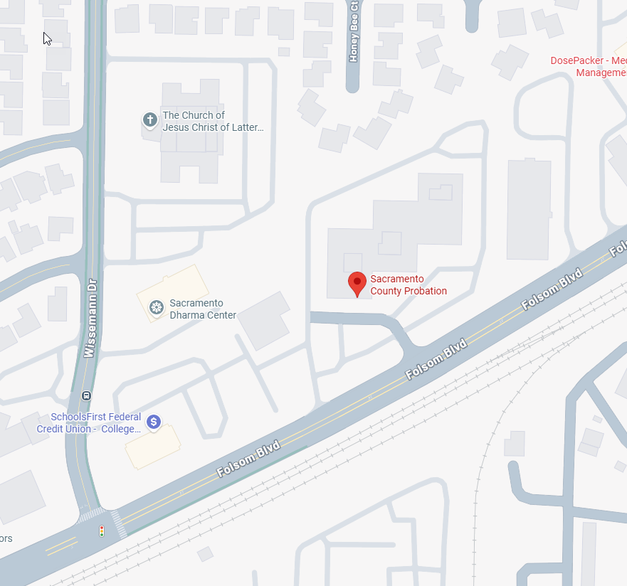 Google map of Probation facility