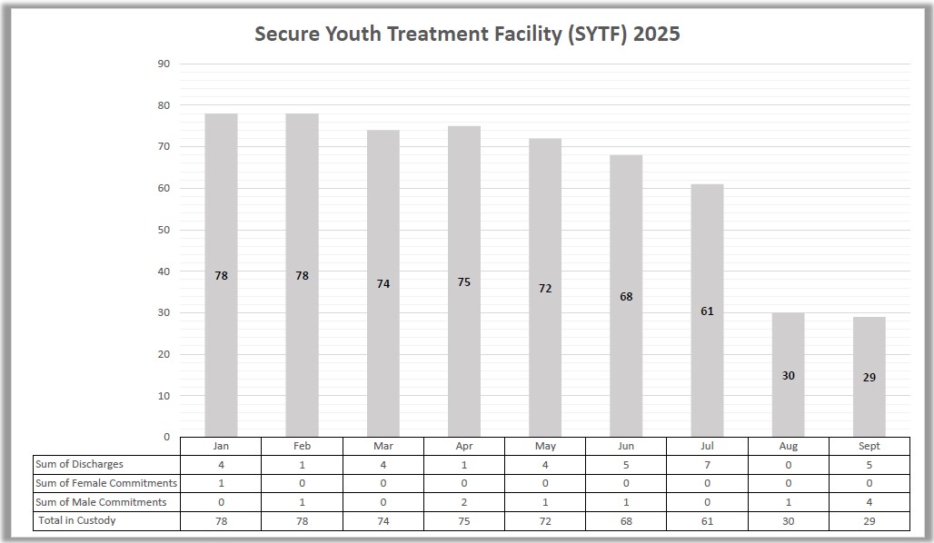 Secure Youth Treatment Facility (SYTF) 2025