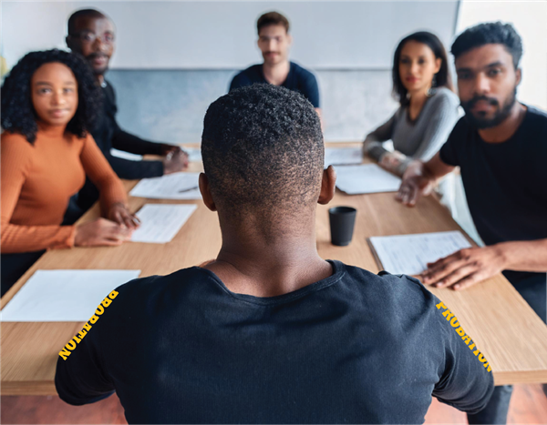 Probations group in a team meeting