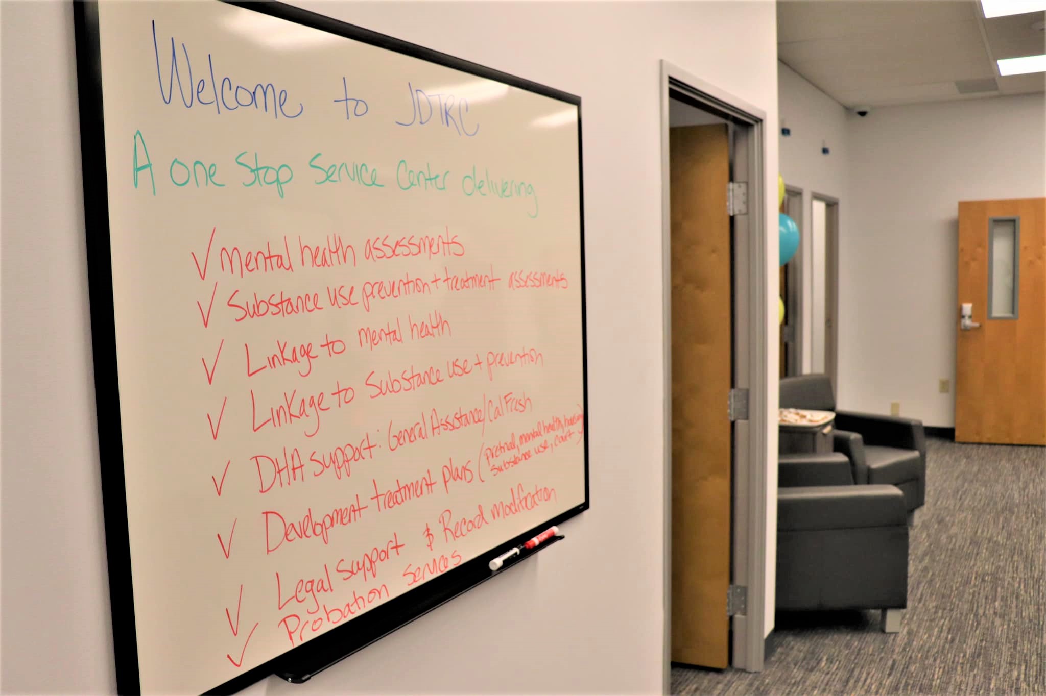 White Board with Writing